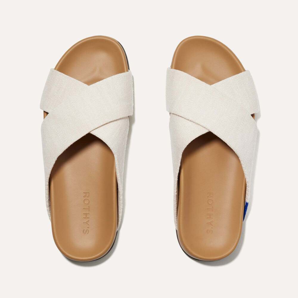 Rothy's The Weekend Slide - Oat Size 7